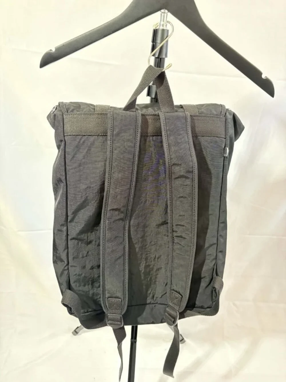 Kipling Black Flap Backpack